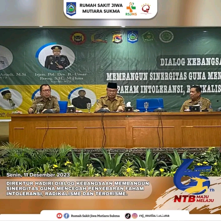 DIREKTUR HADIRI DIALOG KEBANGSAAN MEMBANGUN SINERGITAS GUNA MENCEGAH PENYEBARAN FAHAM INTOLERANSI , RADIKALISME DAN TERORISME